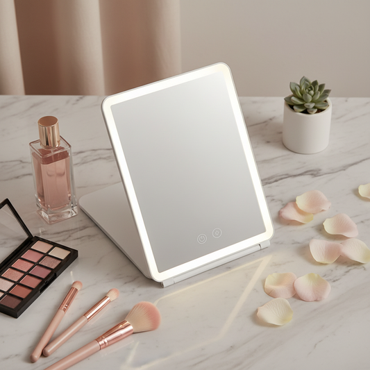 Foldable Makeup Mirror Touch Screen