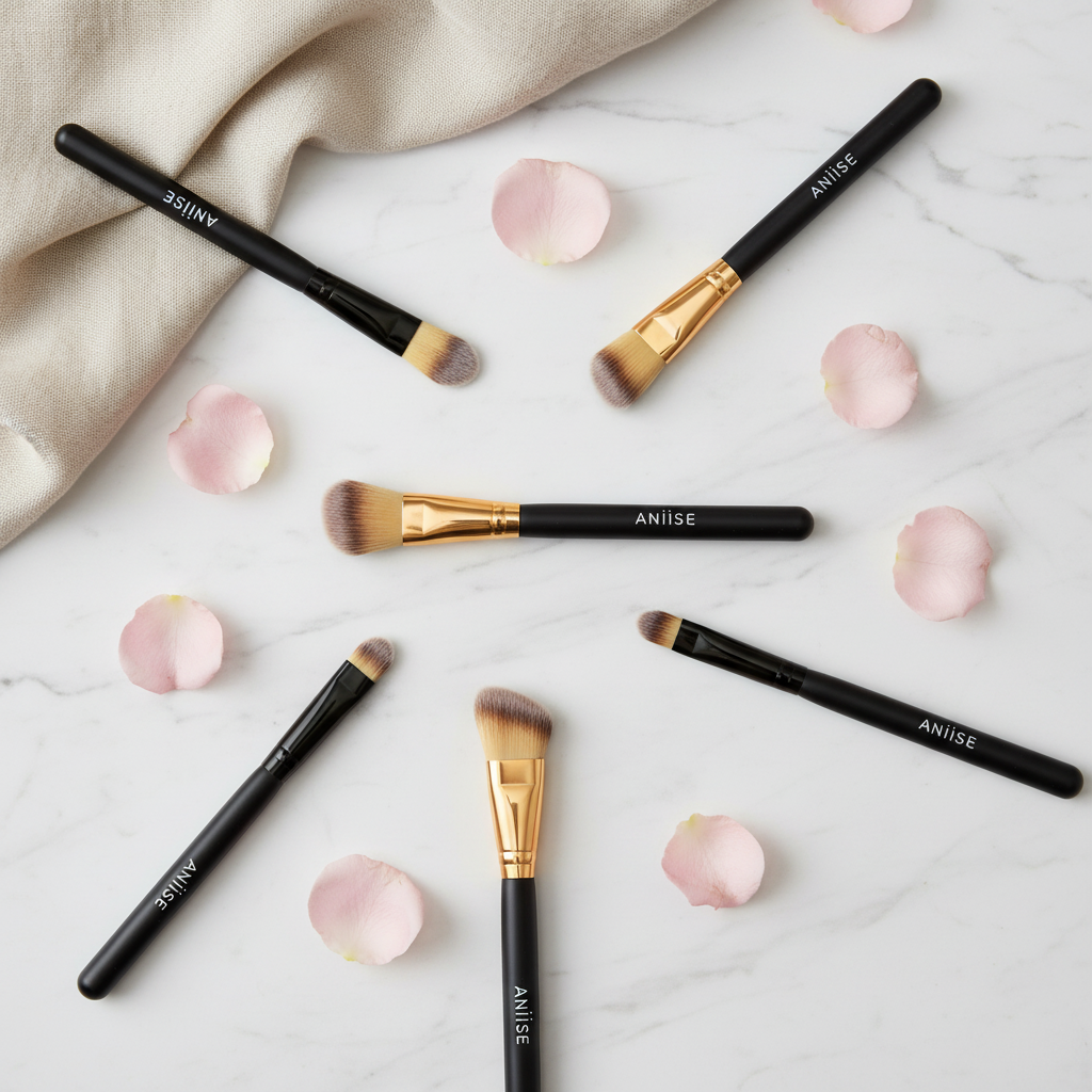 Foundation Makeup Brush – Soft, Dense & Flawless Blending for Liquid & Cream Foundation